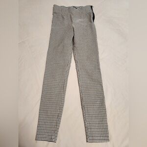 Zara Brown and White Checkered Pants